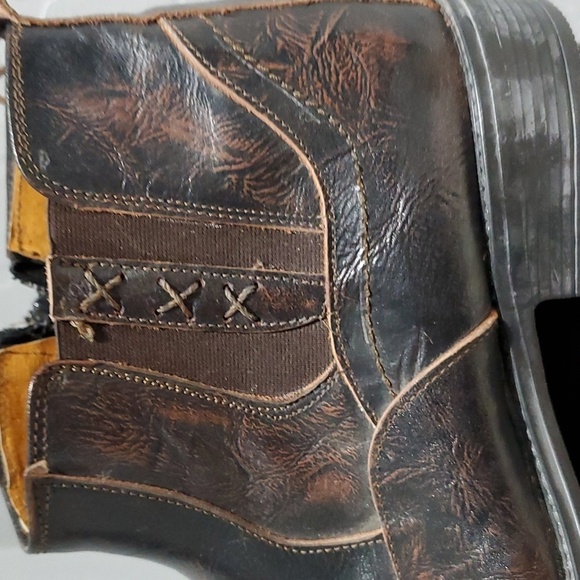 LAMASINI BOOTS, BROWN SHOES SIZE 28 1/2 US10 MADE IN MEXICO CHUKKA BOOTS - Picture 6 of 12